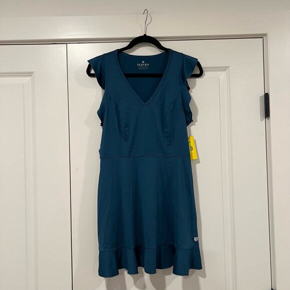 NWT Eleven by Venus Williams Tennis Dress Teal Blue Size Medium‎ - Picture 1 of 10